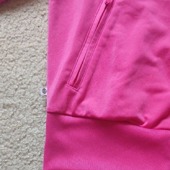 Adidas Women's Vibrant Pink Bomber Jacket - Picture 6 of 8
